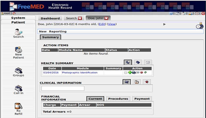 FreeMED, how to use FreeMED, secure clinic records with snapshots and restore points