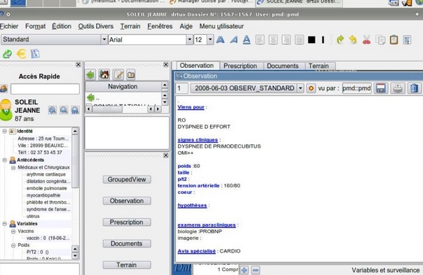 MedinTux, how to back up MedinTux data, free dental tool setup with encrypted backup routines